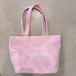 Sale! Rare & Huge! LANEIGE Baby Pink Oversized Tote Bag